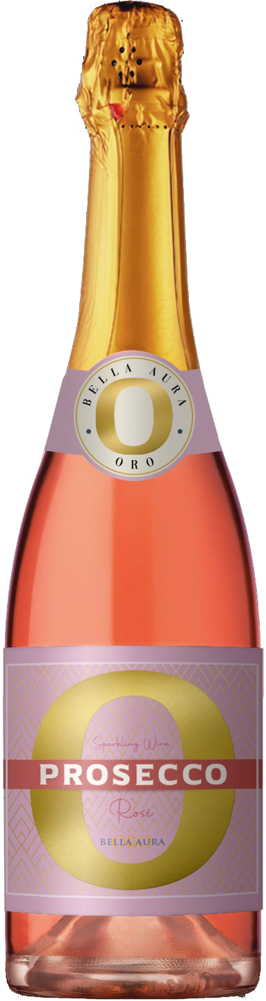 Prosecco Spumante DOC Rosé Millesimato 2020 Bella Aura Oro Venetien Schaumwein trocken