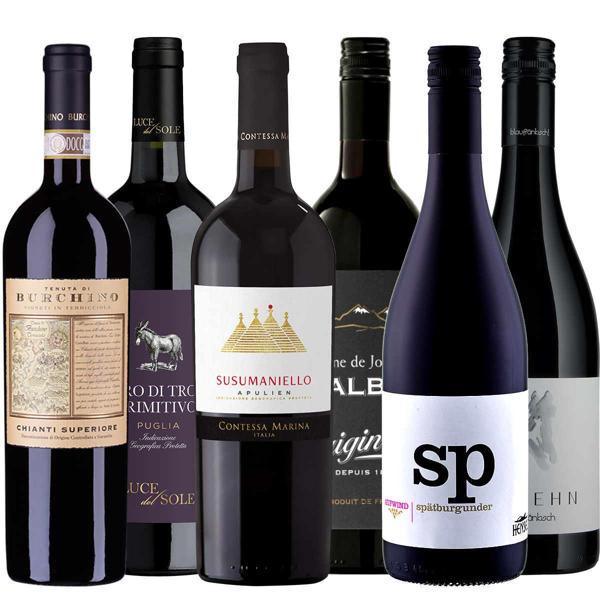 Grill-Paket - Weine zu würzigem Fleisch + Gemüse