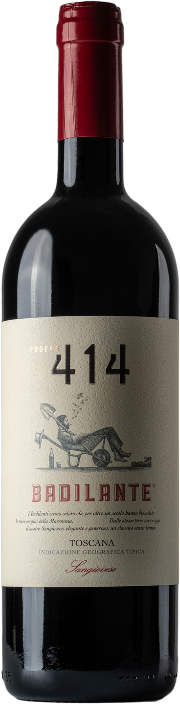 Bio-Badilante Toscana Rosso IGT Podere 414 Toskana Rotwein trocken