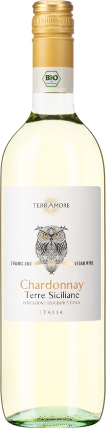 Bio-Chardonnay Terre Siciliane IGT "TerrAmore" Sizilien Weißwein trocken