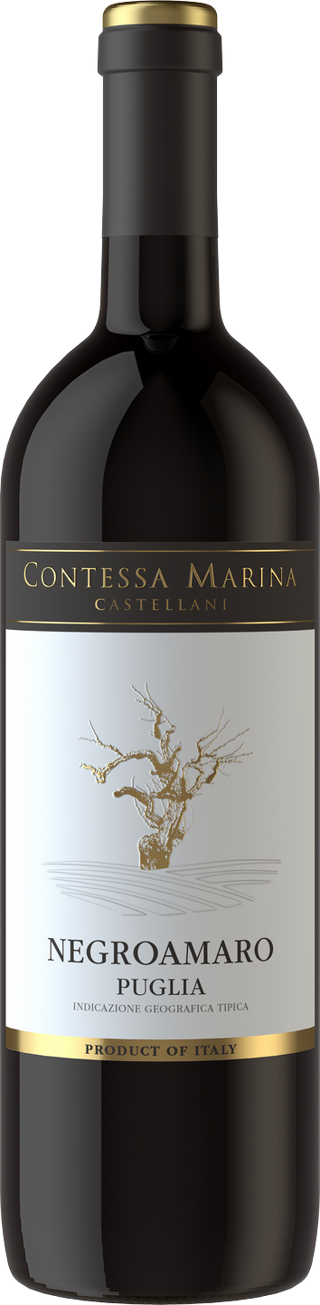 Negroamaro Puglia IGT Contessa Marina Castellani Apulien Rotwein trocken