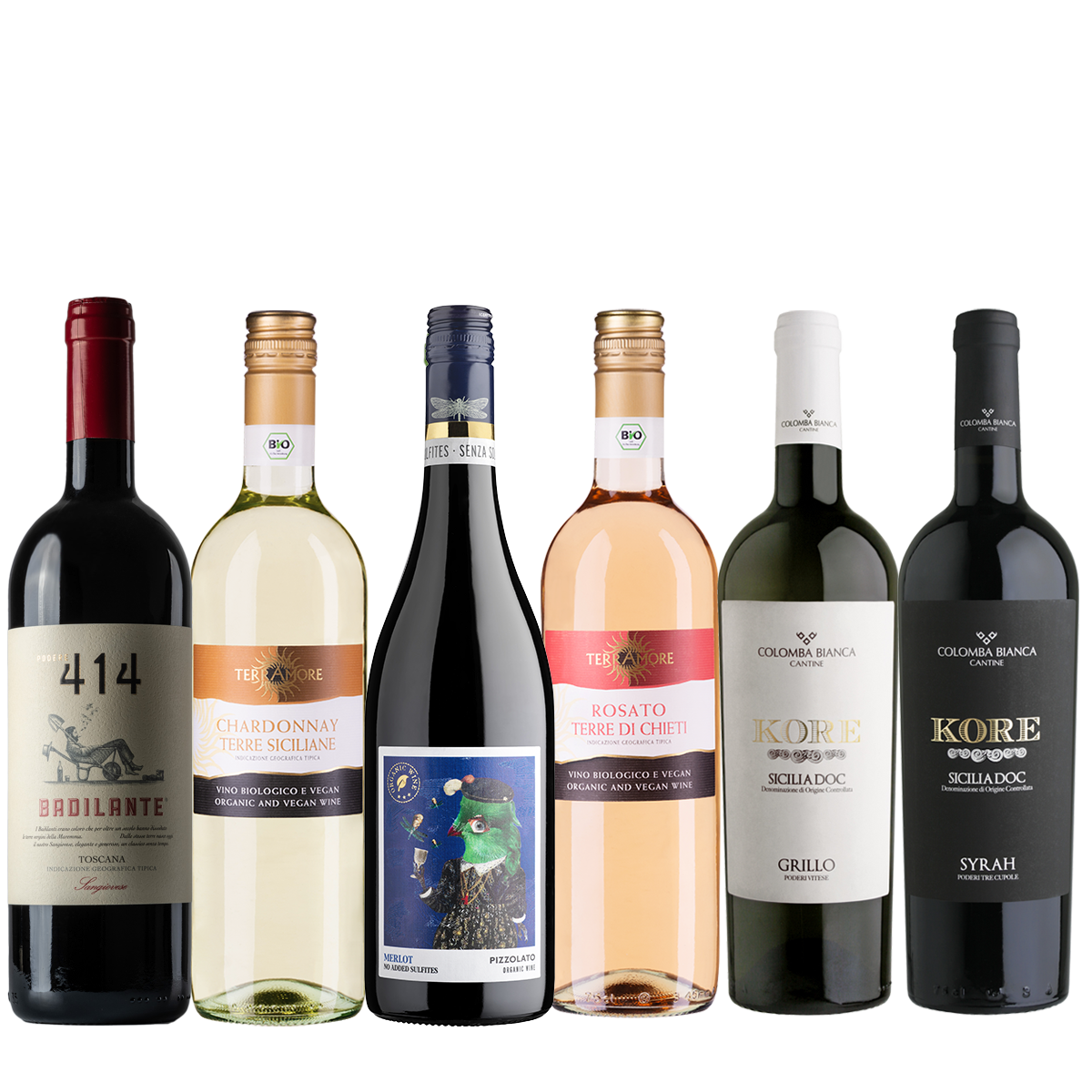 Weinpaket „Italien Bio" – Nachhaltig genießen von Venetien bis Sizilien