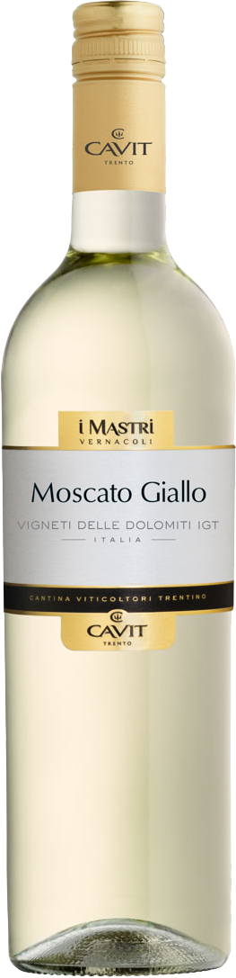 Moscato Giallo Vigneti delle Dolomiti IGT Mastri Vernacoli Cavit Trentin Weißwein trocken