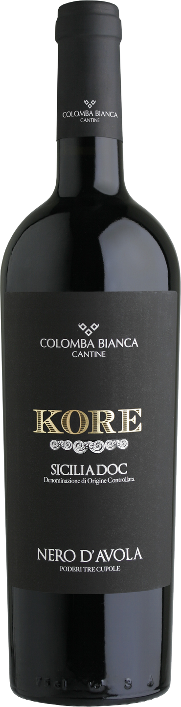 Bio-Nero d´Avola Sicilia DOC Kore Colomba Bianca Sizilien Rotwein trocken