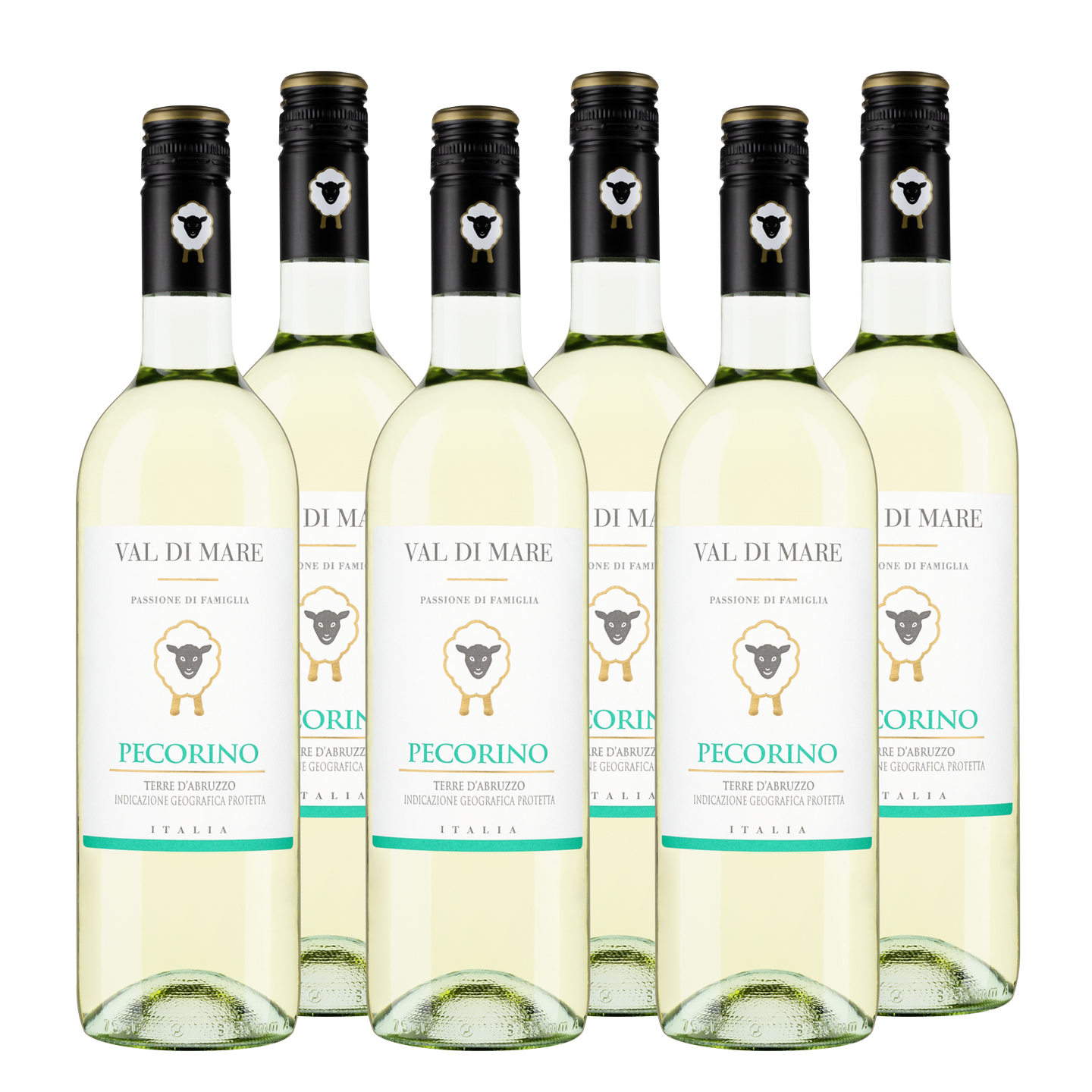 Pecorino Terre d´Abruzzo IGT Val di Mare Abruzzen Weißwein trocken (6 x 0,75 l)