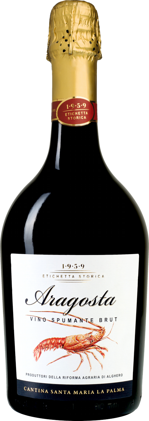 Aragosta Vermentino Spumante Brut Santa Maria la Palma Sardinien Schaumwein  Santa Maria La Palma