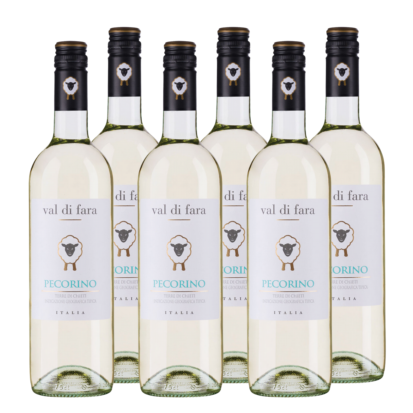 Pecorino Terre d´Abruzzo IGT Val di Mare Abruzzen Weißwein trocken (6 x 0,75 l)