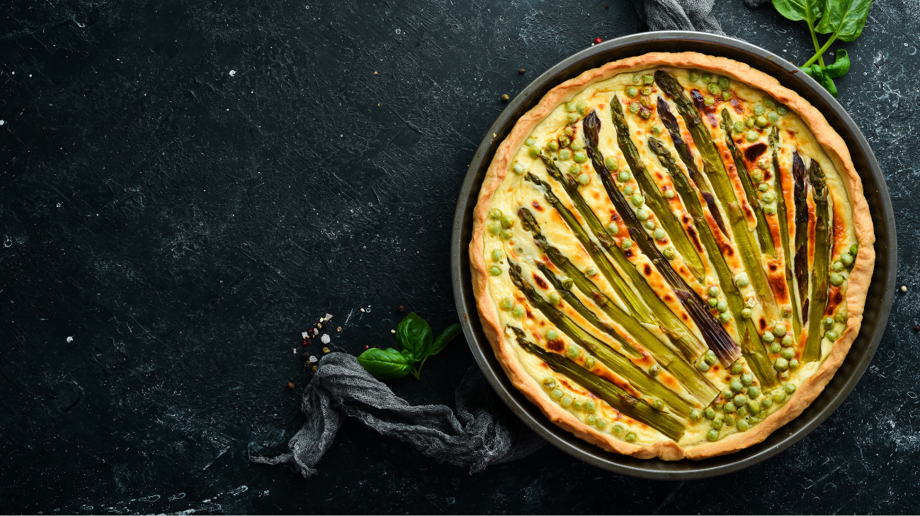 Frühlingsrezepte - Spargelquiche