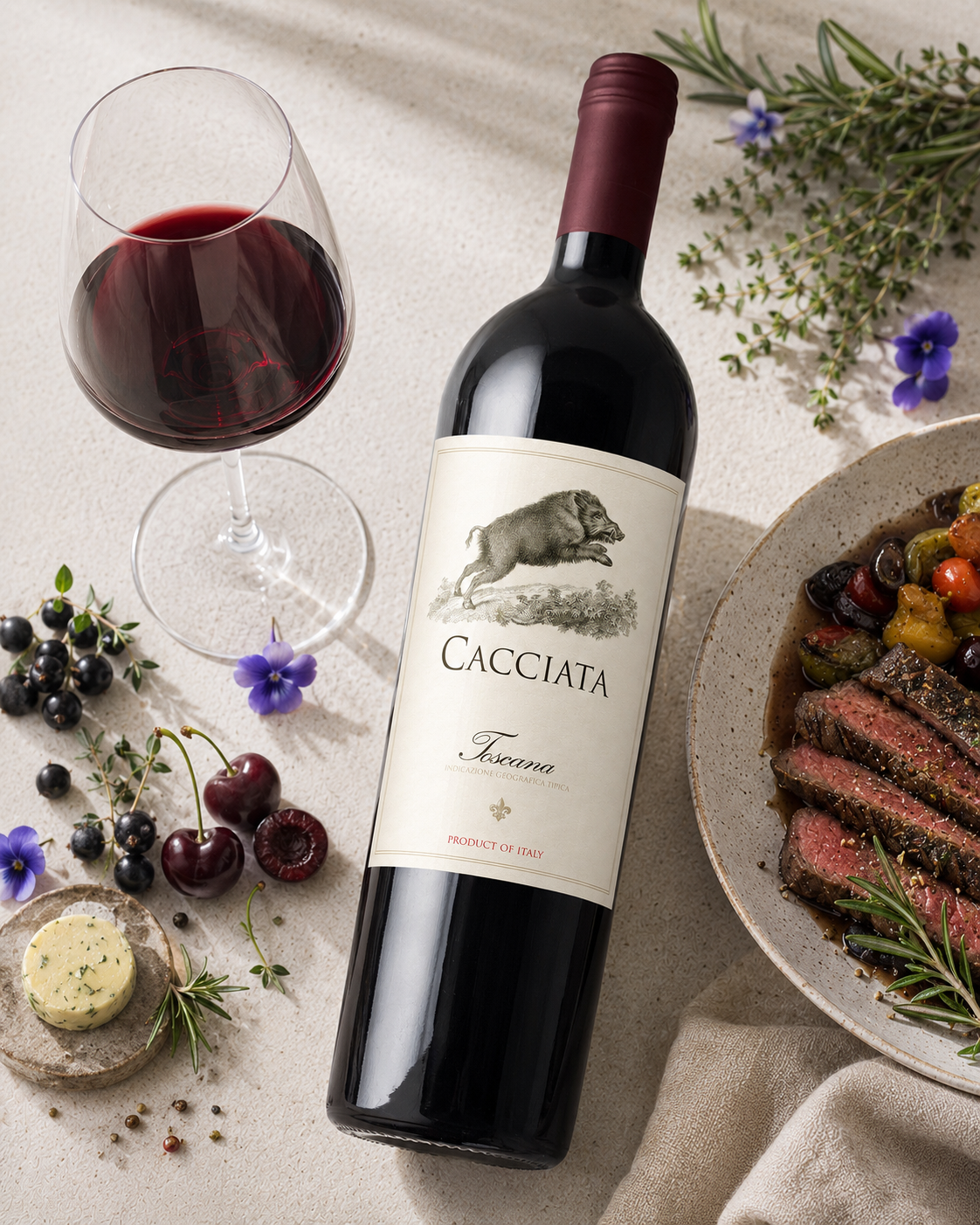 Toscana Rosso IGT Cacciata Toskana Rotwein trocken