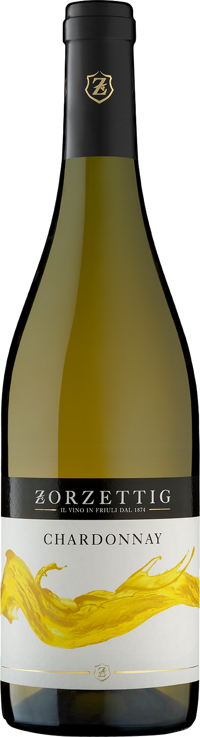 Chardonnay Isonzo Friuli DOC Zorzettig Friaul Italien Weißwein trocken