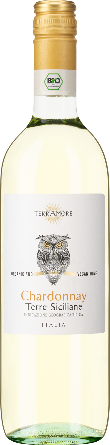 Bio-Chardonnay Terre Siciliane IGT "TerrAmore" Sizilien Weißwein trocken