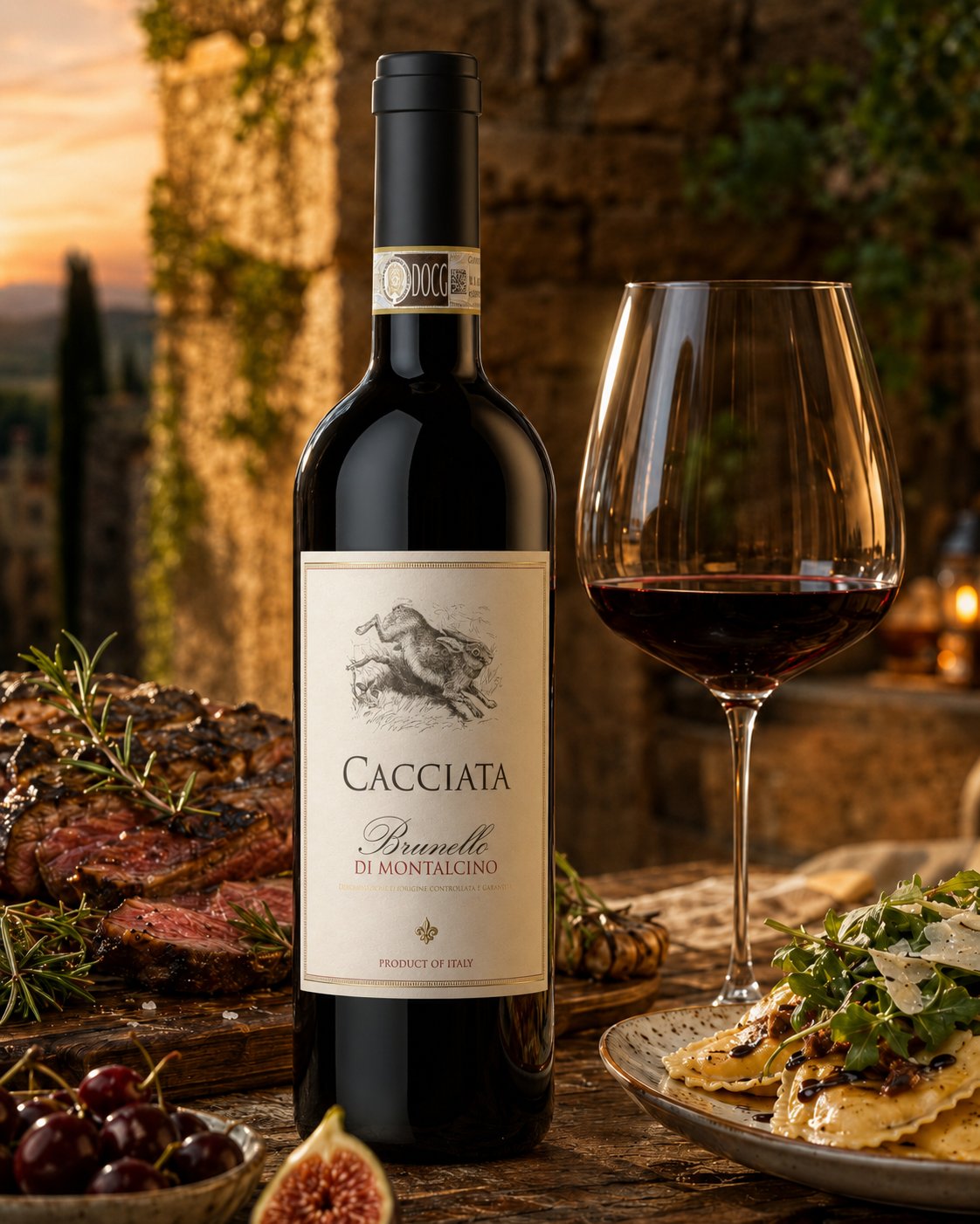 Brunello di Montalcino DOCG Cacciata Castellani Toskana Rotwein trocken