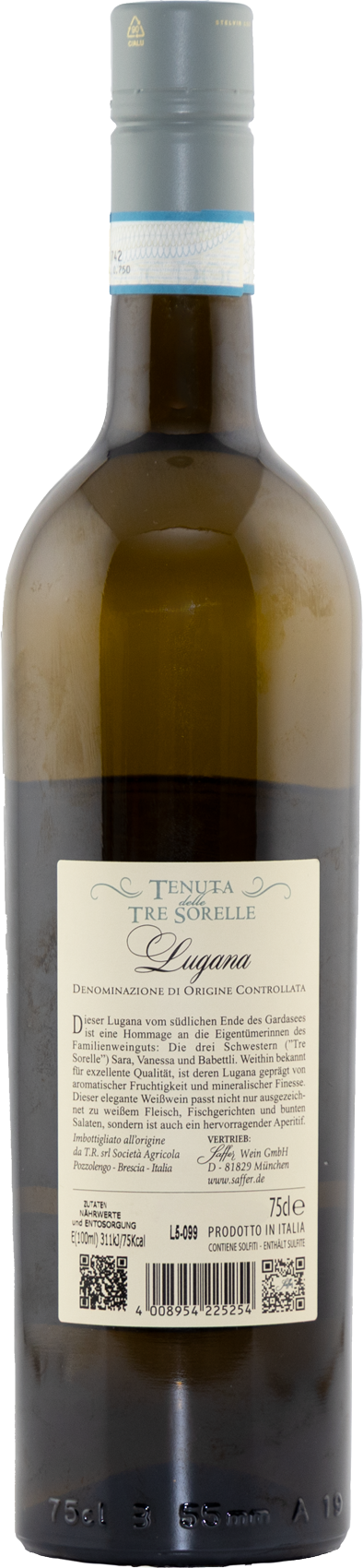 Lugana DOC Tenuta delle Tre Sorelle Lombardei Weißwein trocken