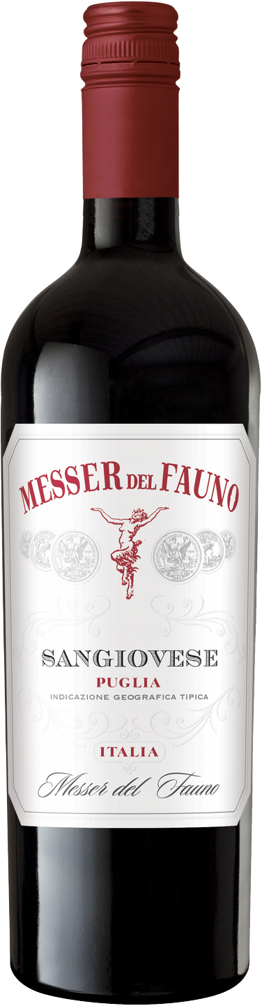 Sangiovese Puglia IGT Messer del Fauno Apulien Rotwein halbtrocken