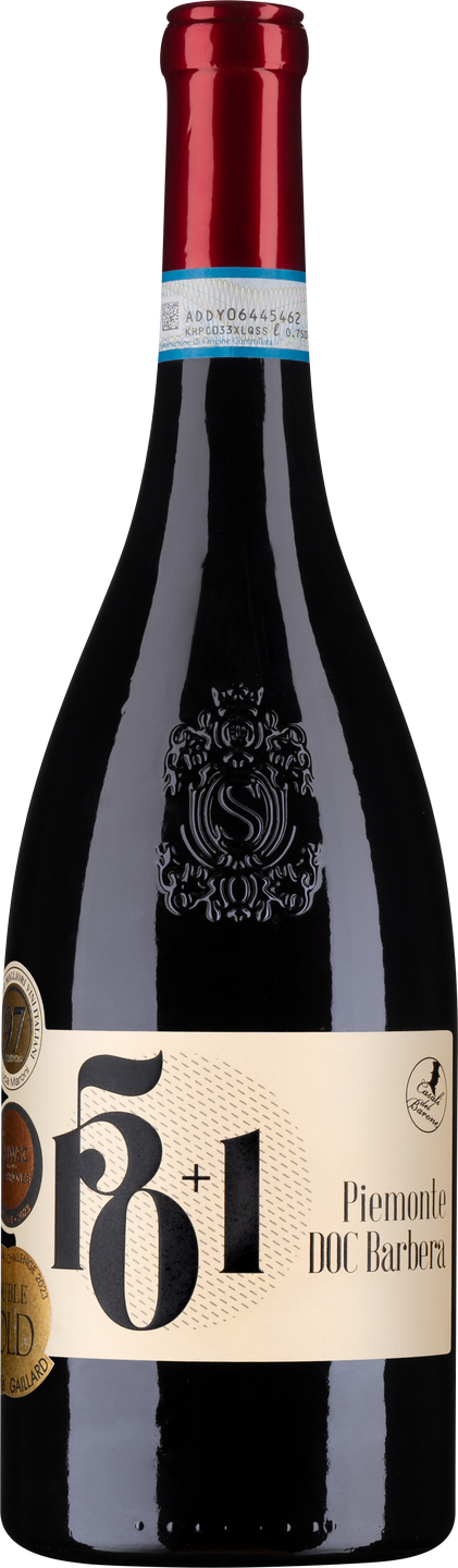 150+1 Piemonte DOC Barbera Casali del Barone Rotwein trocken