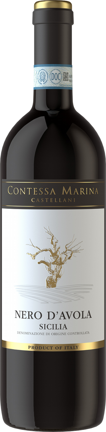 Nero d´Avola Sicilia DOC Contessa Marina Castellani Sizilien Rotwein trocken