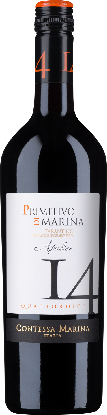 Primitivo di Marina IGT 14 Contessa Marina Rotwein halbtrocken