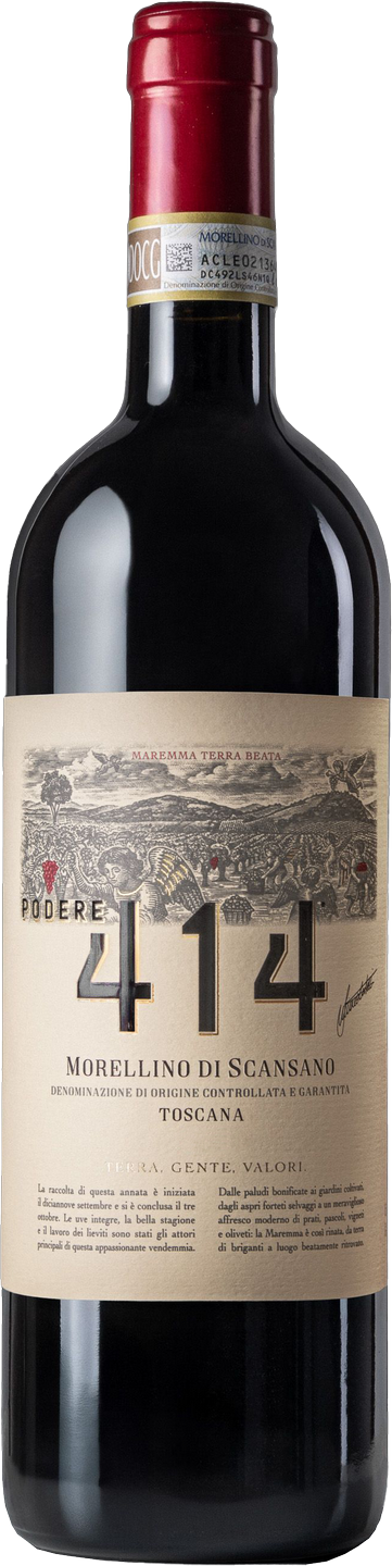 Bio-Morellino di Scansano DOCG Podere 414 Toskana Rotwein trocken
