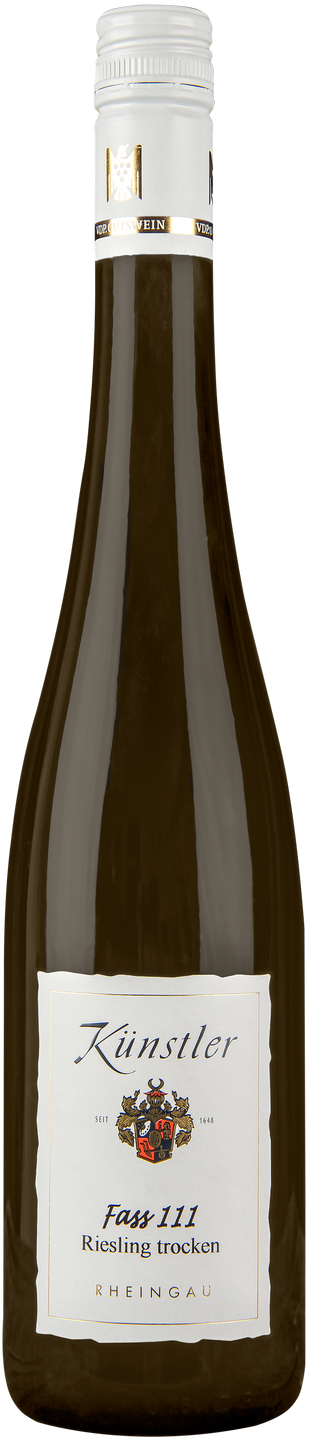 Künstler Riesling Faß 111 trocken QbA Rheingau Weißwein