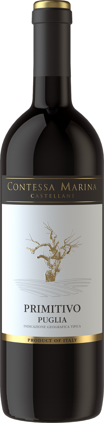 Primitivo Puglia IGT Contessa Marina Apulien Rotwein trocken