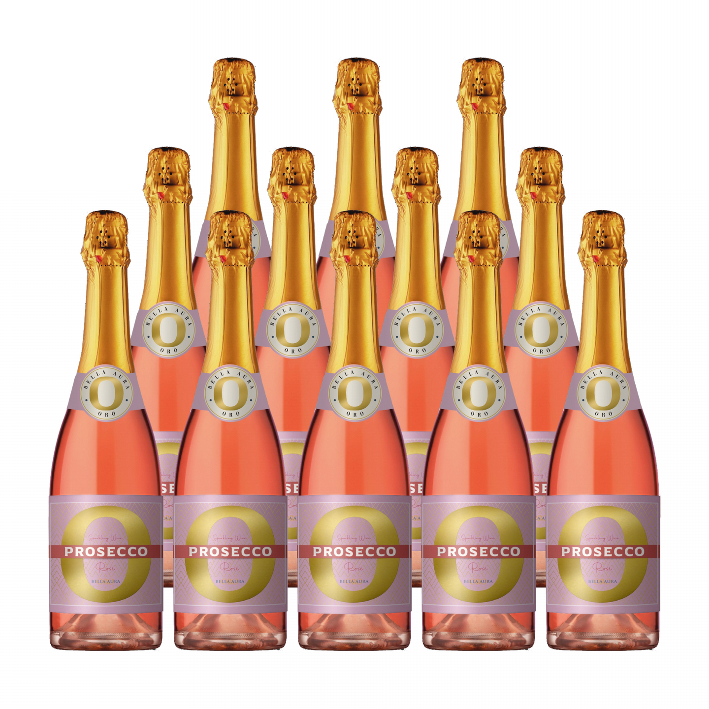 9+3 Aktion Prosecco Spumante DOC Rosé Bella Aura Oro 2020