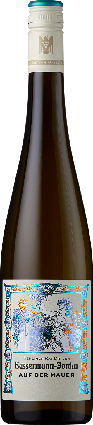 Bassermann Riesling Auf der Mauer QbA Bio Pfalz Weißwein trocken