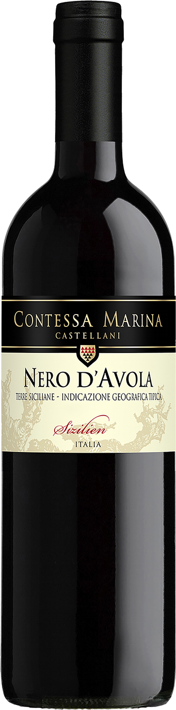 Nero d´Avola Sicilia DOC Contessa Marina Castellani Sizilien Rotwein trocken