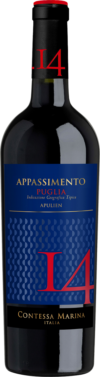 Appassimento Puglia IGT 14 Contessa Marina Apulien Rotwein trocken