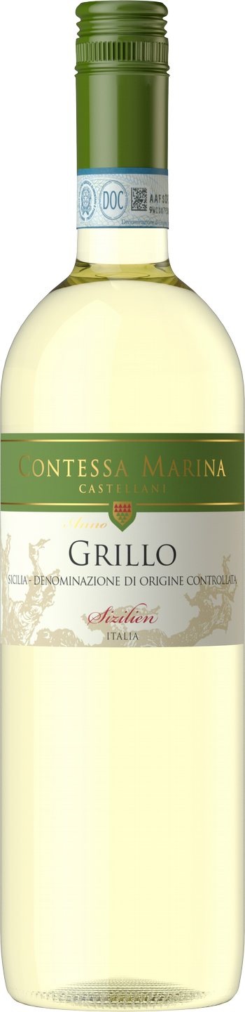 Grillo Sicilia DOC Contessa Marina Sizilien Weißwein trocken