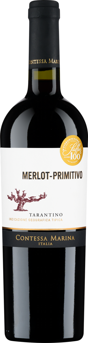 Merlot Primitivo Tarantino IGT Contessa Marina Apulien Rotwein halbtrocken