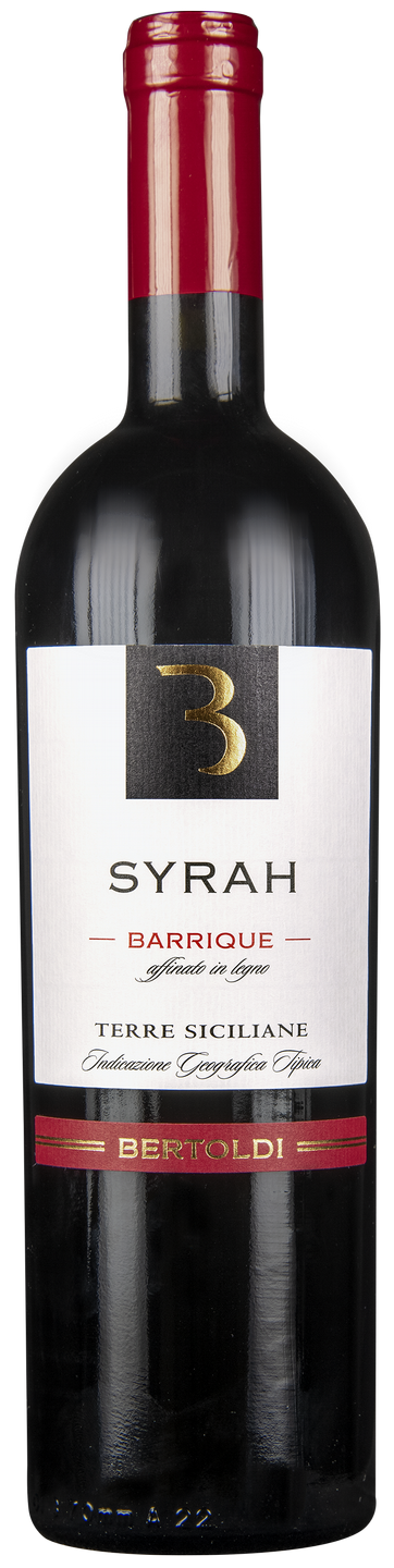 Syrah Barrique - affinato in legno Terre Siciliane  IGT Bertoldi Sizilien Rotwein trocken