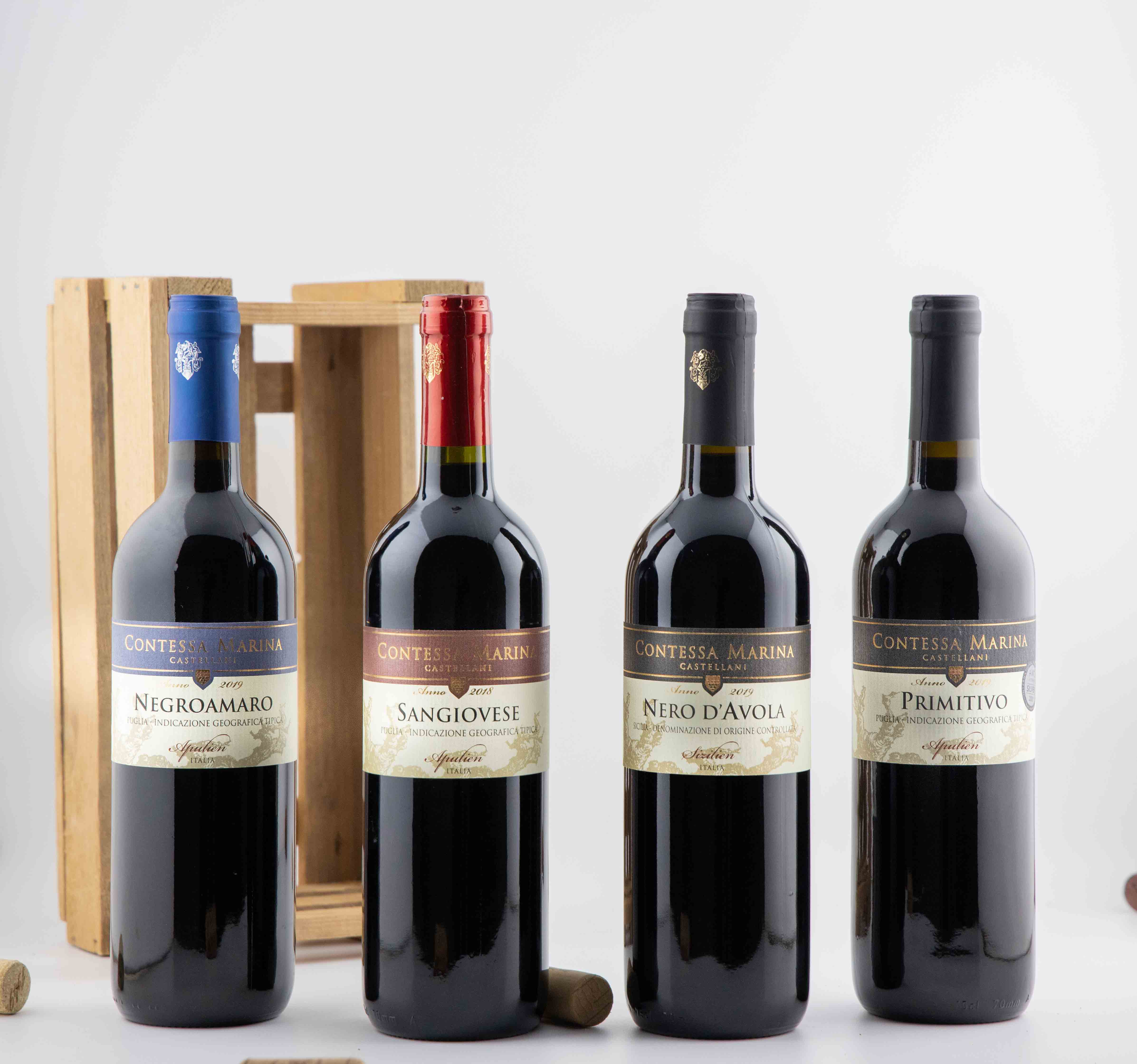 Nero d´Avola Sicilia DOC Contessa Marina Castellani Sizilien Rotwein trocken